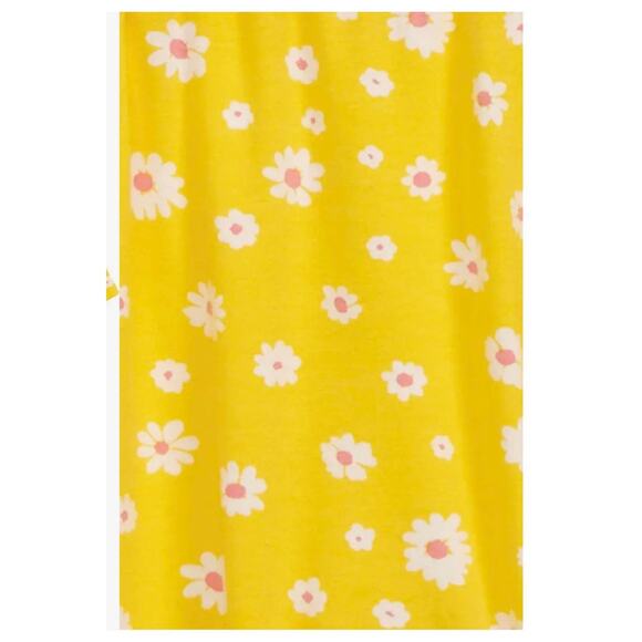 NWT Tucker + Tate Yellow Freesia Daisy Toss Double Ruffle Romper Baby Size 24M - Picture 2 of 4